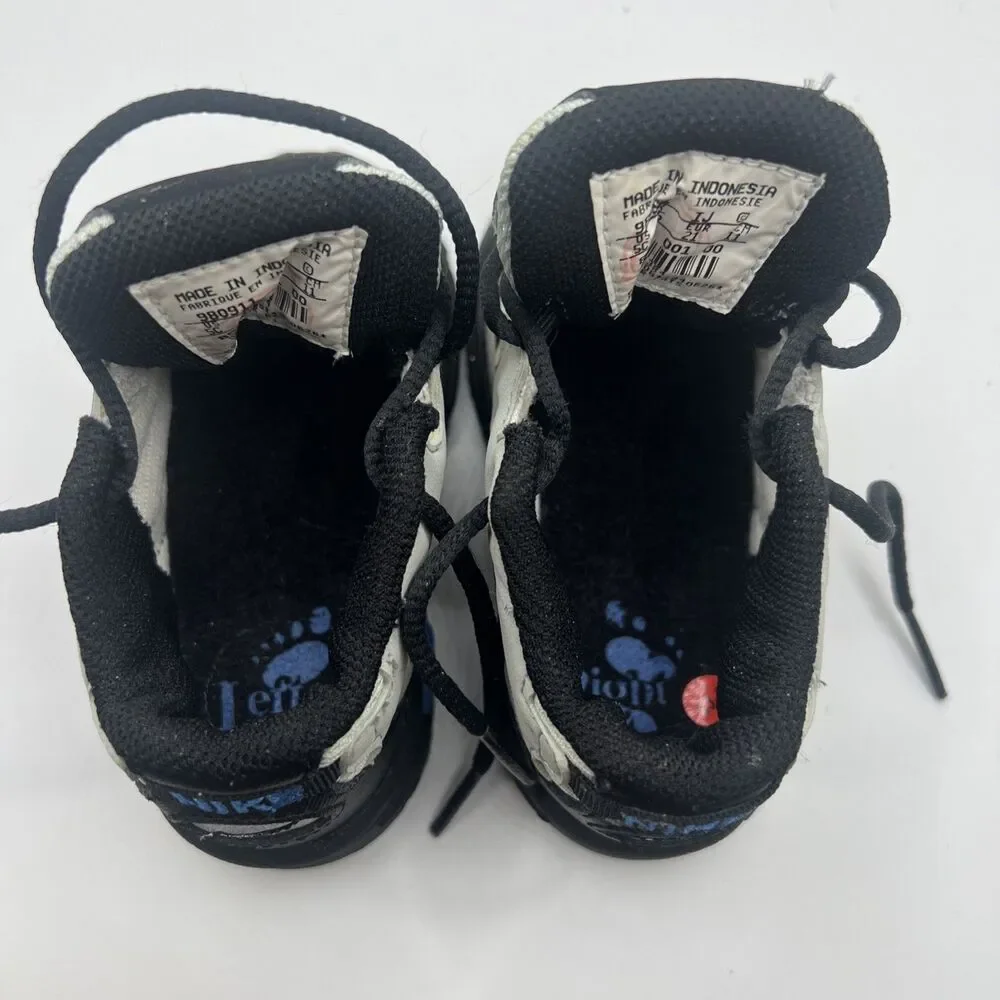 Nike Little Air Metal Max 2 Gray Black Silver Infants Size 5c Y2K EUC